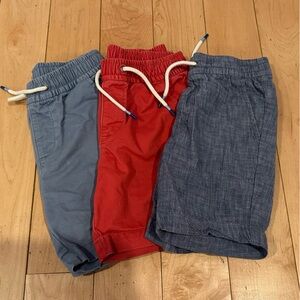 GAP Kids Shorts - Red, Light Blue, Dark Blue